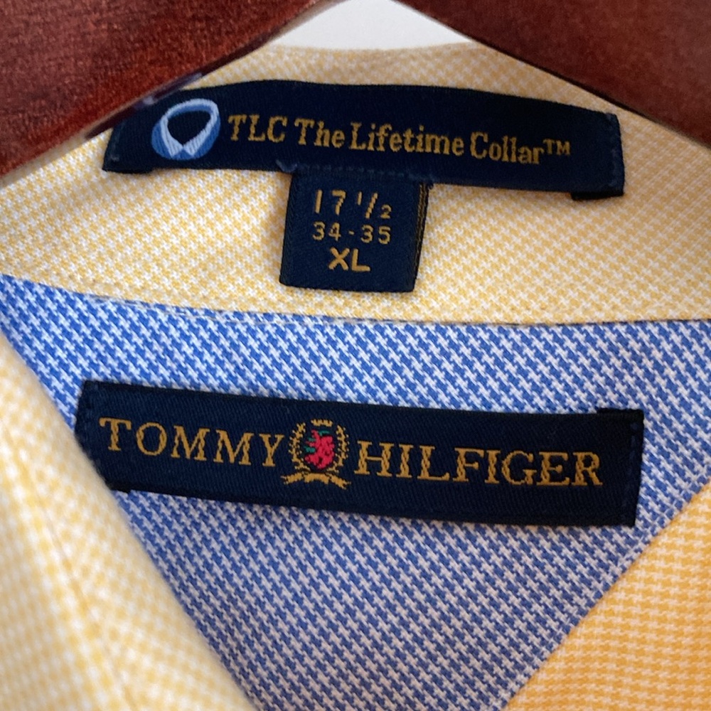 Tommy Hilfiger, Oxford shirt. TLC The Lifetime Collar